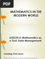 MMW L4.1 Mathematics As A Tool