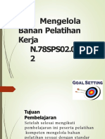 Mengelola Bahan Pelatihan Kerja N.78SPS02.039. 2