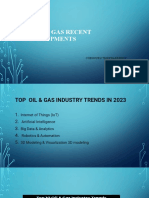 Oil and Gas Recent Developments