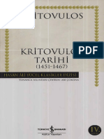 Kritovulos Kritovulos Tarihi İş Bankası Yayınları PDF