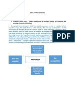 Just One Supplier No Competition: Basic Microeconomics