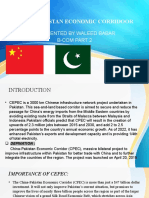 China Pakistan Economic Corridoor: Prestented by Waleed Babar B-Com Part 2