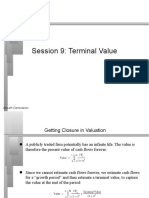 Session 9 - Terminal Value