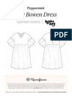 Peppermint Bowen Dress Instructions March PDF