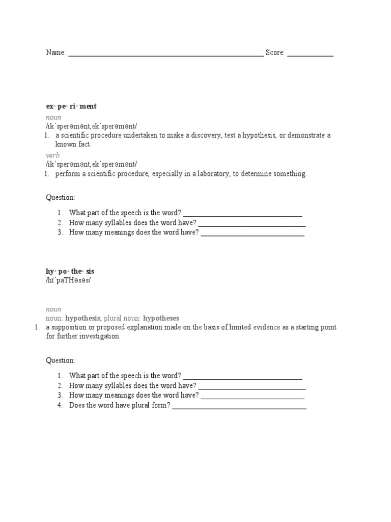 Dictionary Worksheet Grade 5 | PDF