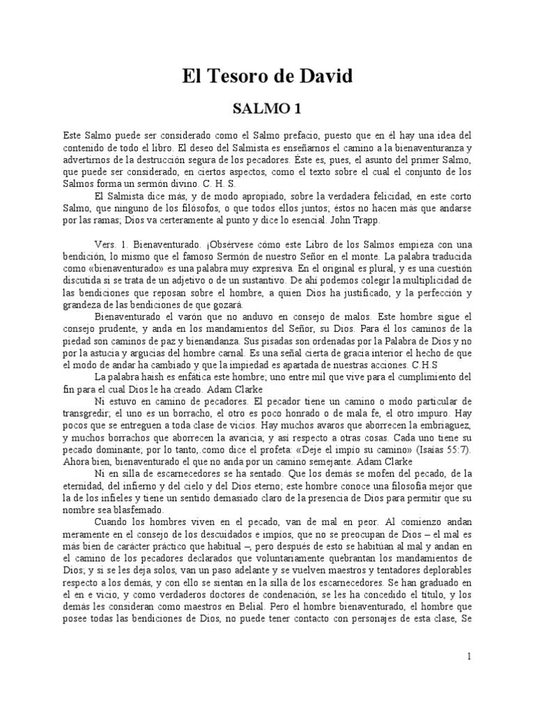 El Tesoro de David | PDF