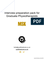 QualifiedPhysio MSK Interview Preparation Pack PDF