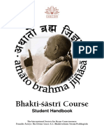 Bhakti-Çästré Course: Student Handbook