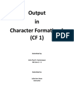 Output in CF1