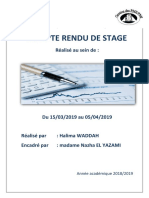 Compte Rendu de Stage: Fidunara