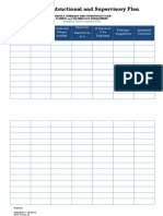 Monthly Instructional and Supervisory Plan and REPORTS