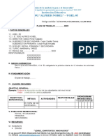 An Formato Plan de Trabajo de Actividad - 2023