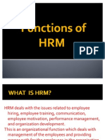 Functions of HRM