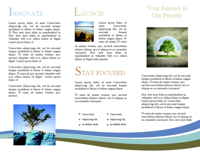 Template Brochure in | PDF