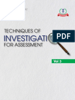 Techniques of For Assessment: Investigati N