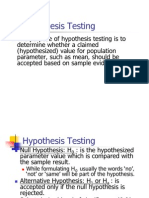 10 Hypothesis Testing