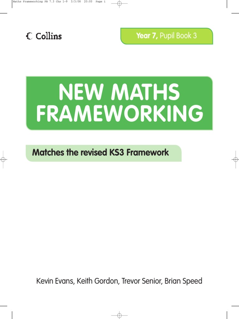 Maths Frameworking 3rd Edition Answers