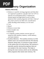 Memory Organization 4