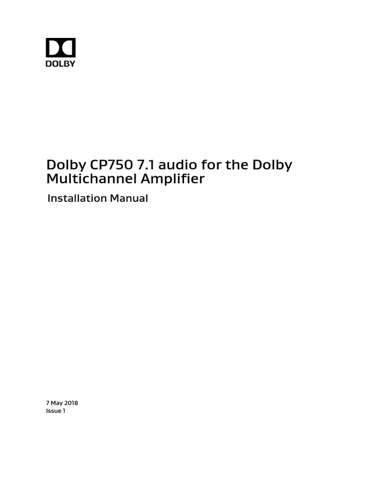 What Is Dolby Multichannel Pcm 5.1