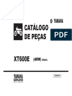 Catálogo de peças XT600E