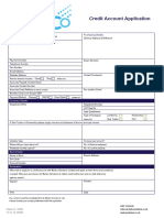 Medco Credit Account Application Form and TCs D