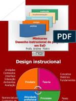 Minicurso Desenho Instrucional de Projetos em Ead: Profa. Andrea Filatro