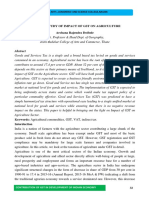 Impact of GST On Agriculture PDF