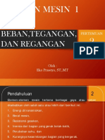 Beban - Tegangan Dan Regangan