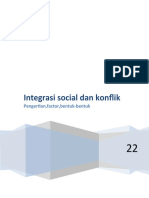 Integrasi Sosial Dan Konflik