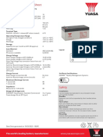 Yuasa NP2.8 12 - Datasheet