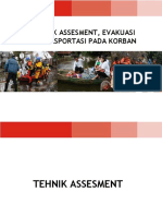 PT 10 ASSMENT, EVAKUASI TRANSPORTASI KORBAN