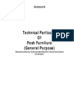 Specification of Posh Furniture General Purpose PDF