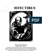 De Defectibus San Pío V PDF