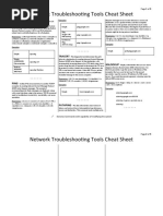 Network Commands Cheat Sheet