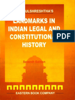Landmarks in Indian Legal and Constitutional History: V.D. Kulshreshtha'S