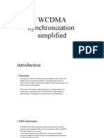 WCDMA Synchronization Simplified