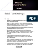 Clase 2 - Control de Flujos Material Complementario