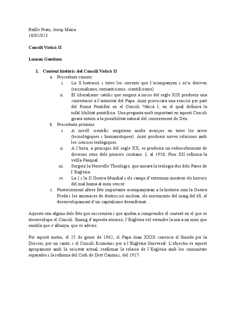 Lumen Gentium | PDF
