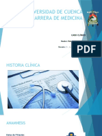 Universidad de Cuenca Carrera de Medicina: Caso Clínico