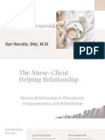 Komunikasi Terapeutik: Sari Narulita, SKP, M.Si