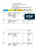 Health Education Plan - Sample