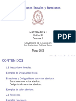 Semana6-Inecuaciones Lineales y Funciones PDF