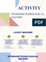 Activity: Hydrometeorological Hazard