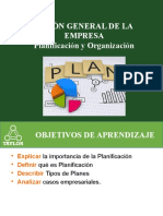 Visión General de La Empresa Planificación y Organización