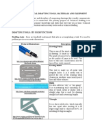 Tech Draft - Tools Materials and Equipment