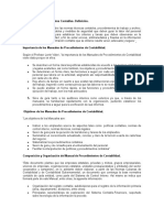 Manuales de Procedimientos Contables - Presentar