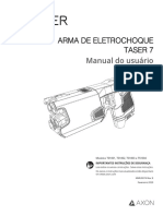 Arma de Eletrochoque Taser 7: Manual Do Usuário