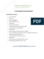 Relação de Docs para Registros PDF