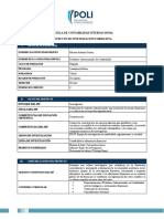 Estándares internacionales de Contabilidad y Auditoría 2023