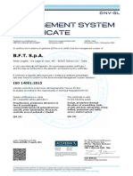 Certificato Iso 14001